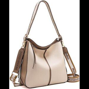 Hobo Handbag for Women Large Purses and Handbags with Studs and Crossbody Strap